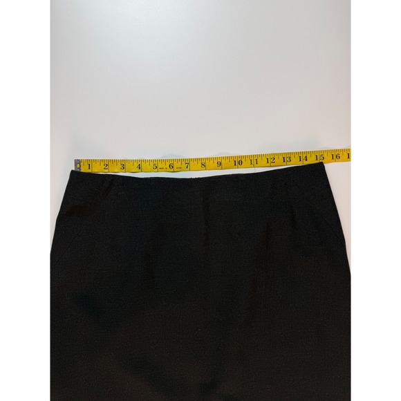 Ann Taylor Charcoal Grey Skirt Suit Set Wide Lapel Blazer Pencil Skirt Size 8 - Picture 10 of 12